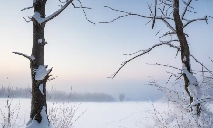 Kostel Nanebevzetí Panny Marie (Kájov) – winter
