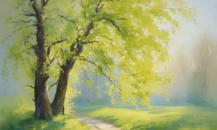 Kostel Nanebevzetí Panny Marie (Krásný Les) – spring
