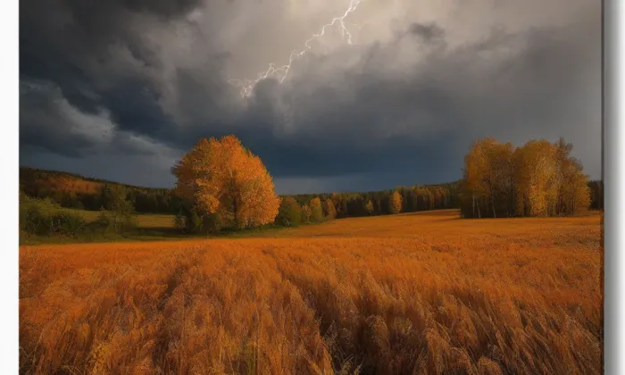 Kostel Nanebevzetí Panny Marie (Krňovice) – autumn
