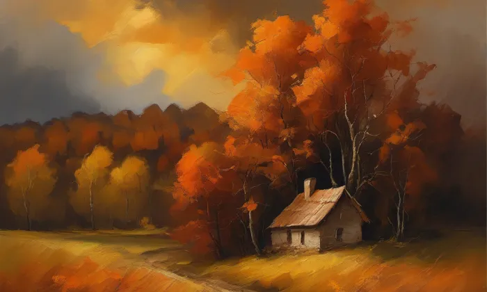 Kostel Nanebevzetí Panny Marie (Libčany) – autumn