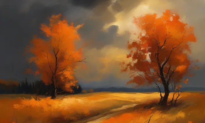 Kostel Nanebevzetí Panny Marie (Loučeň) – autumn