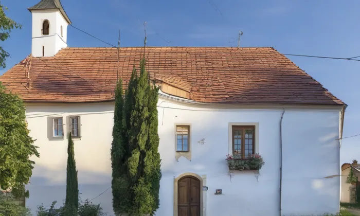 kostel Nanebevzetí Panny Marie (Milíčovice) – summer