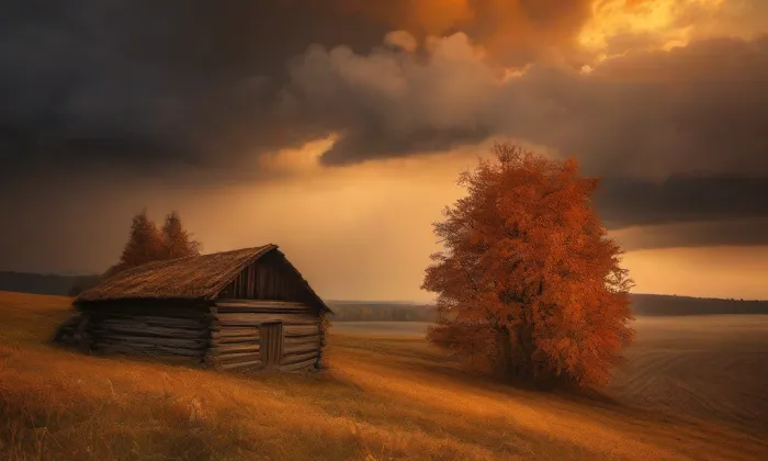 kostel Nanebevzetí Panny Marie (Mladá Vožice) – autumn