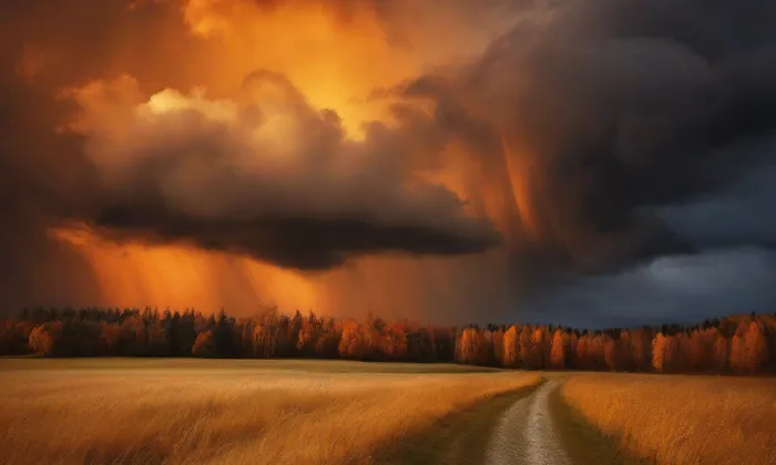 kostel Nanebevzetí Panny Marie (Nový Rychnov) – autumn