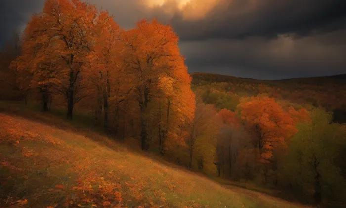 Kostel Nanebevzetí Panny Marie (Solec) – autumn