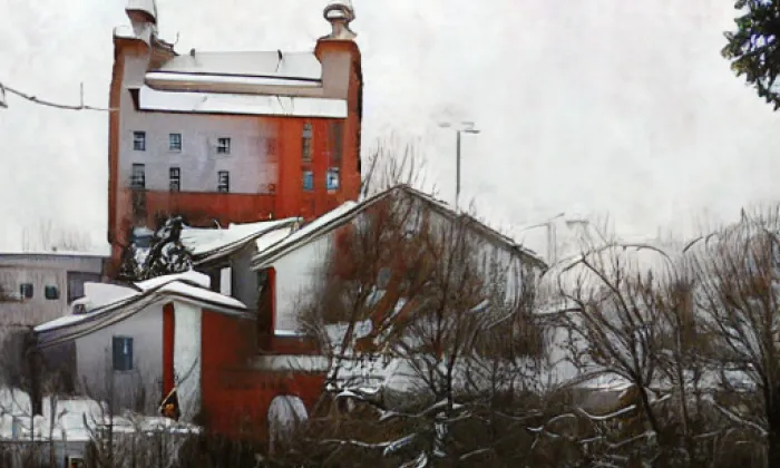 Kostel Nanebevzetí Panny Marie (Střílky) – winter