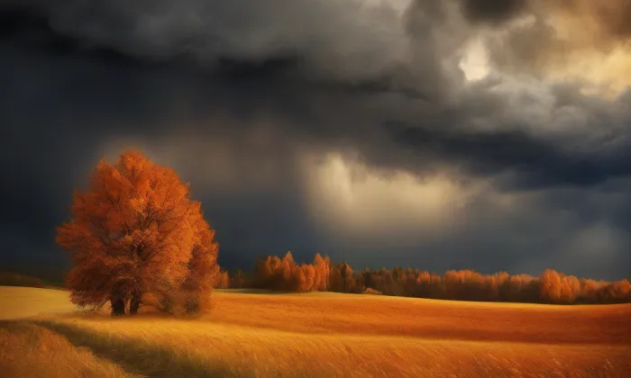 kostel Nanebevzetí Panny Marie (Svatoslav) – autumn