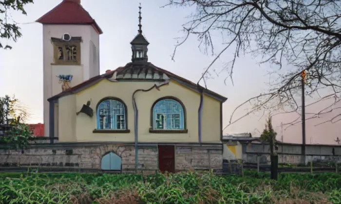 Kostel Nanebevzetí Panny Marie (Velešice) – summer