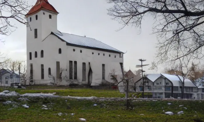 Kostel Nanebevzetí Panny Marie (Velešice) – winter