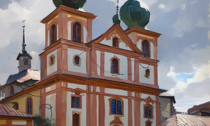 Kostel Nanebevzetí Panny Marie a svaté Máří Magdaleny – summer