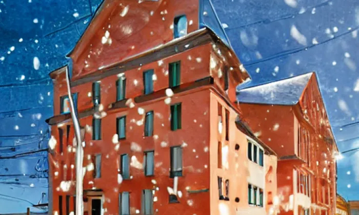 Kostel Nanebevzetí Panny Marie ve Staré Boleslavi – winter