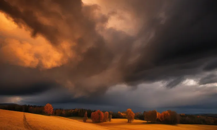 Kostel Nanebevzetí Panny Marie ve Zlonicích – autumn