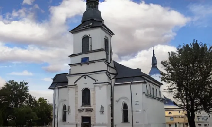 Kostel Narození Panny Marie (Drysice) – summer