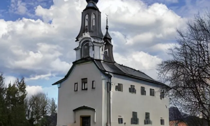 Kostel Narození Panny Marie (Drysice) – winter