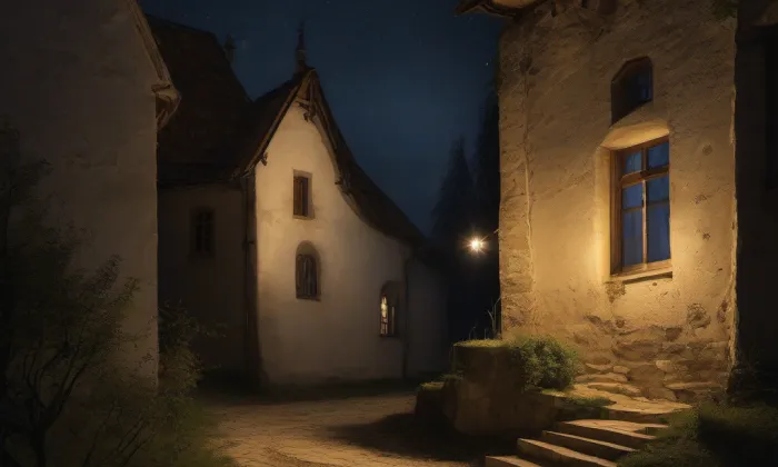 kostel Narození Panny Marie (Hlinsko) – noc