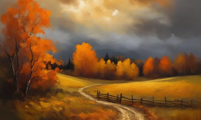 kostel Narození Panny Marie (Holubice) – autumn