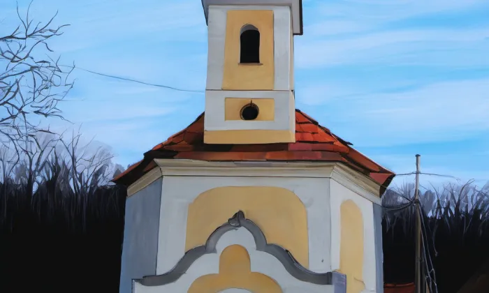 kostel Narození Panny Marie (Neslovice) – autumn