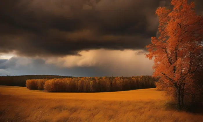 Kostel Narození Panny Marie (Nové Strašecí) – autumn