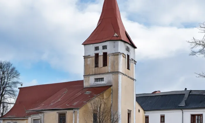 kostel Narození Panny Marie (Pluhův Žďár) – winter