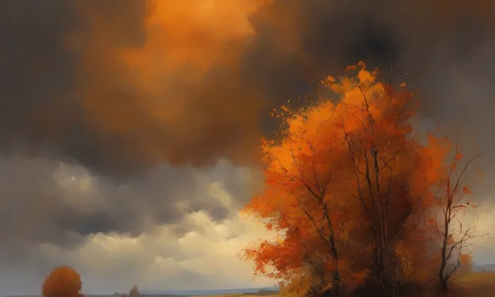 Kostel Narození Panny Marie (Pržno) – autumn