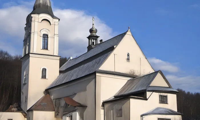 kostel Narození Panny Marie v Jimramově – winter