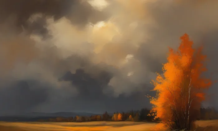 Kostel Narození Panny Marie v Miličíně – autumn