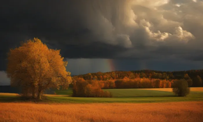 Kostel Narození svatého Jana Křtitele (Přibyslav) – autumn