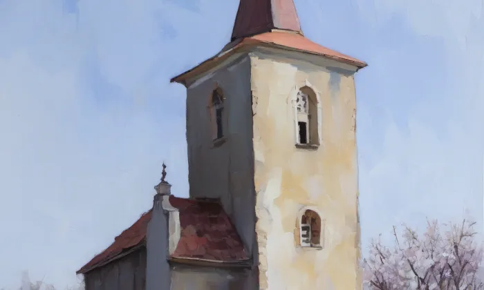 Kostel Narození svatého Jana Křtitele (Vlkov nad Lesy) – spring