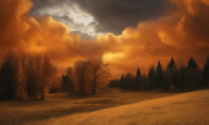 Kostel Navštívení Panny Marie (Blatno) – autumn