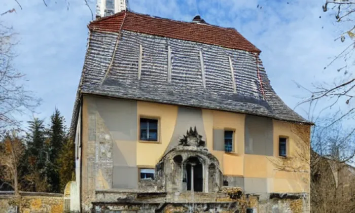 Kostel Navštívení Panny Marie (Deštné) – winter