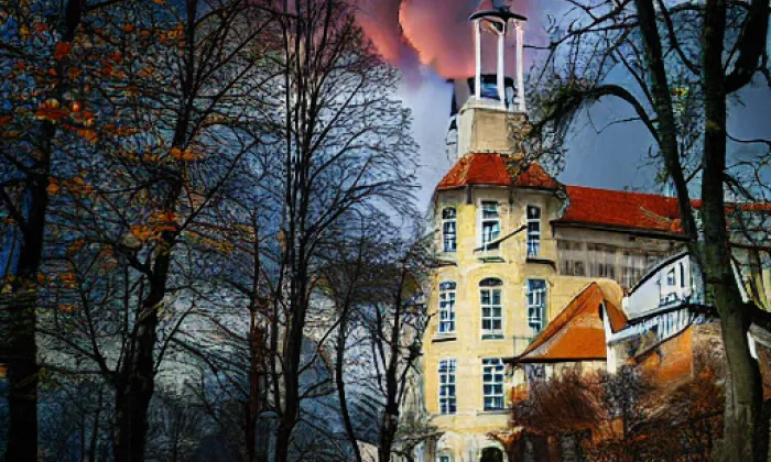 Kostel Navštívení Panny Marie (Horní Vítkov) – autumn