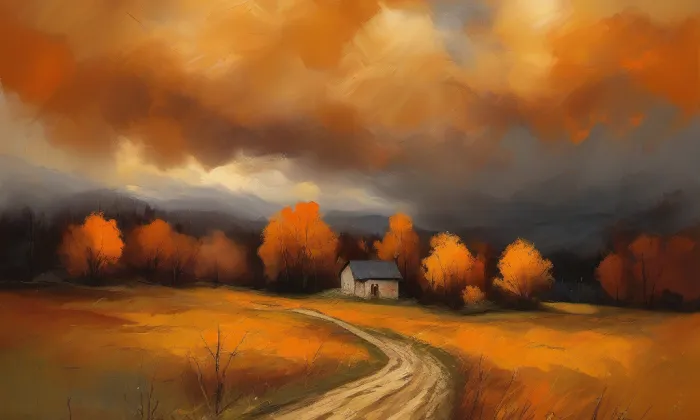 Kostel Navštívení Panny Marie (Město) – autumn