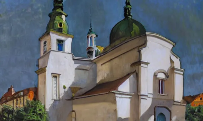 Kostel Navštívení Panny Marie (Město) – summer