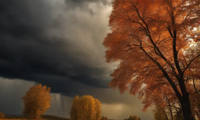 kostel Navštívení Panny Marie (Milevsko) – autumn