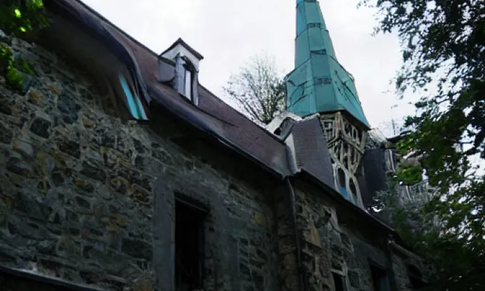 kostel Navštívení Panny Marie (Nové Domky) – noc