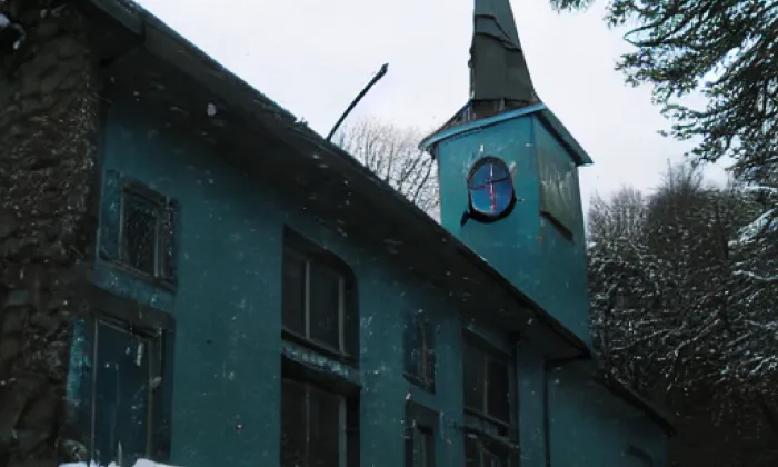 kostel Navštívení Panny Marie (Nové Domky) – winter