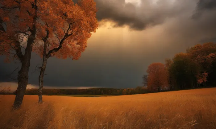 Kostel Navštívení Panny Marie (Poštorná) – autumn
