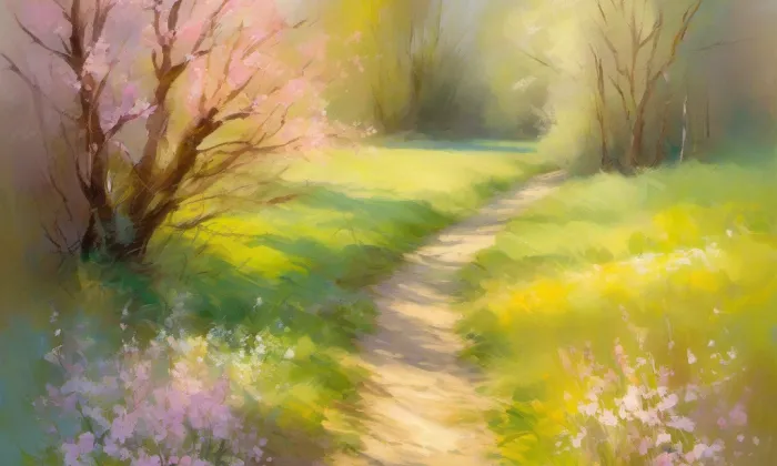 Kostel Navštívení Panny Marie (Povrly) – spring