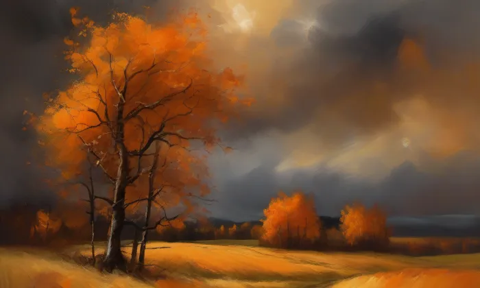 kostel Navštívení Panny Marie (Soběšovice) – autumn