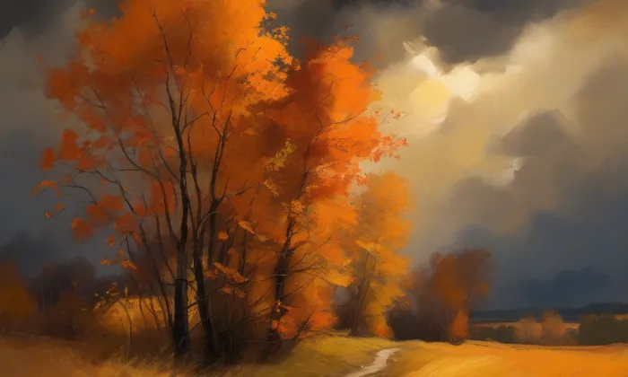 Kostel Nejsvětější Trojice (Žacléř) – autumn
