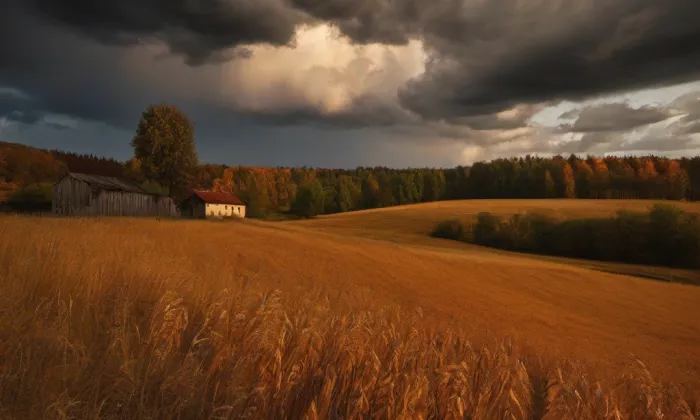 Kostel Nejsvětější Trojice (Řehlovice) – autumn