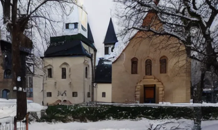 Kostel Nejsvětější Trojice (Český Brod) – noc