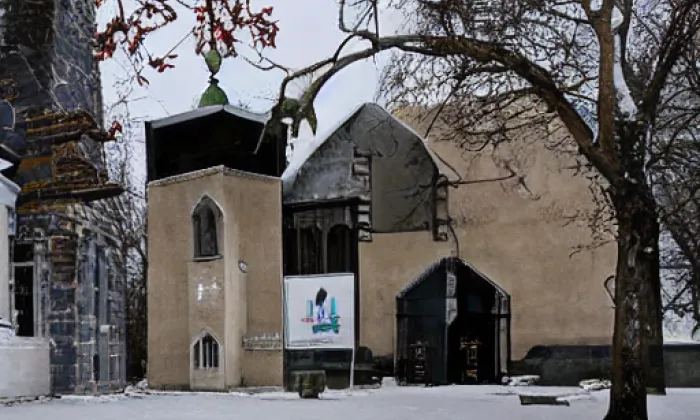 Kostel Nejsvětější Trojice (Český Brod) – winter