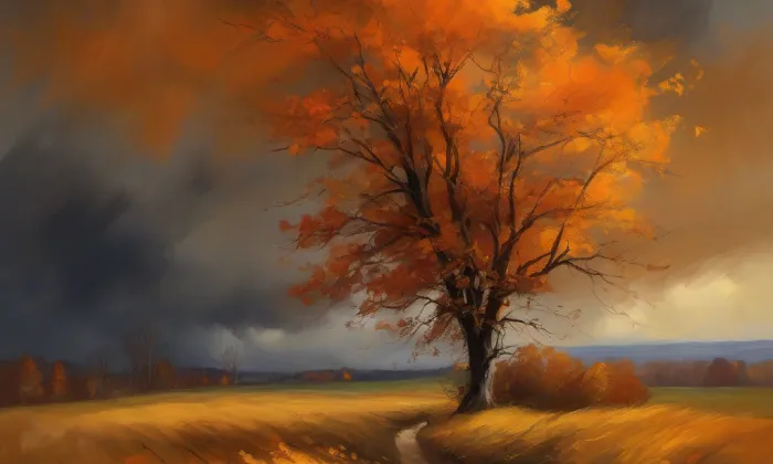 kostel Nejsvětější Trojice (Babice) – autumn