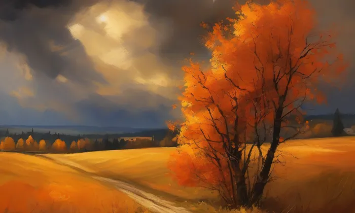 kostel Nejsvětější Trojice (Bohumilice) – autumn