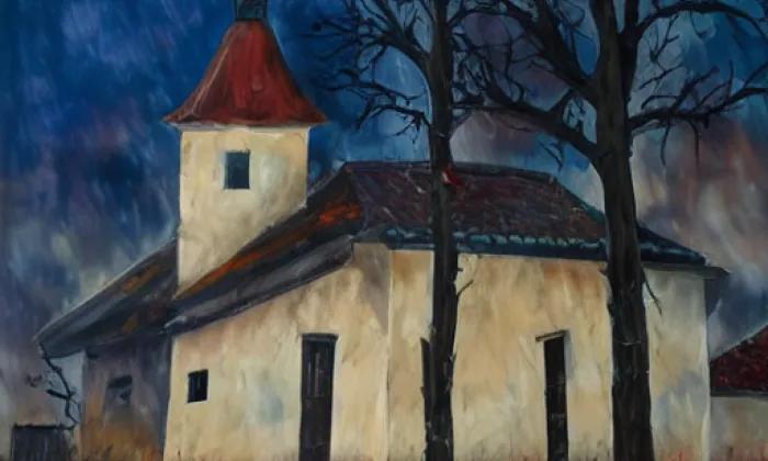 Kostel Nejsvětější Trojice (Hlavnice) – autumn