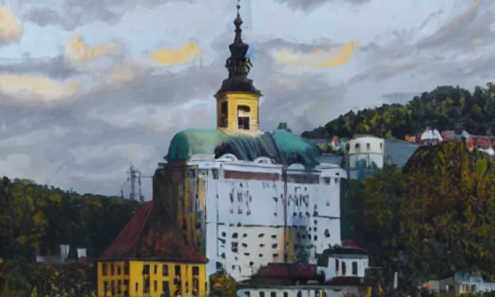 Kostel Nejsvětější Trojice (Kopřivná) – summer