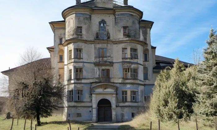 Kostel Nejsvětější Trojice (Kuks) – winter