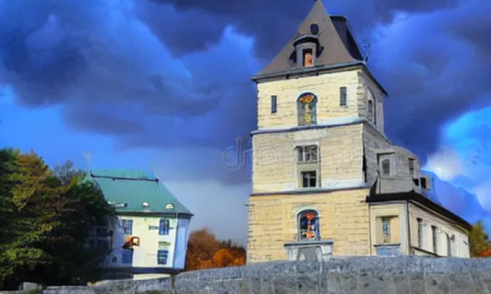 Kostel Nejsvětější Trojice (Loukov) – autumn