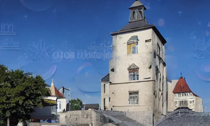 Kostel Nejsvětější Trojice (Loukov) – noc